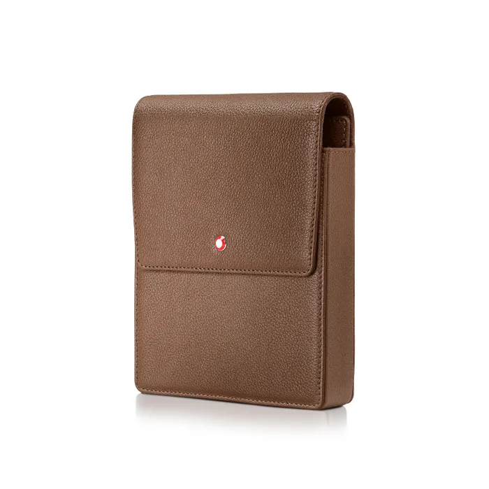 Sheaffer Tan Leather 6 Pen case