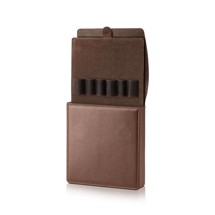 Sheaffer Tan Leather 6 Pen case