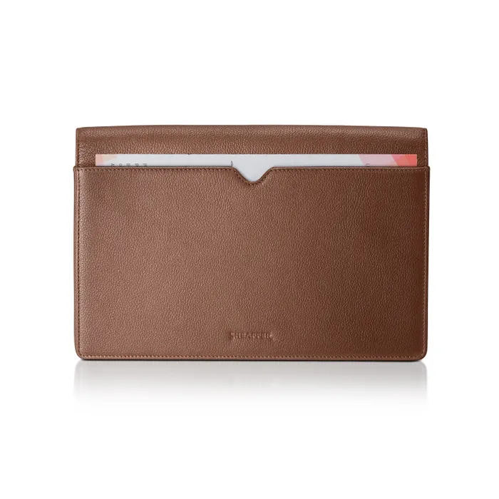 Sheaffer Tan Leather 12 Pen case