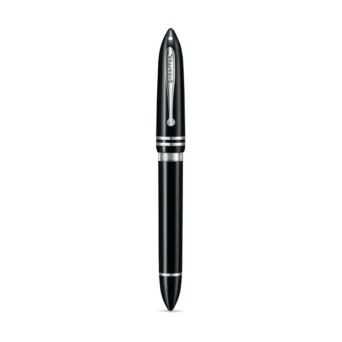 Sheaffer Balance III E892 Glossy Black Fountain Pen with Chrome-plated PVD Trims-Medium