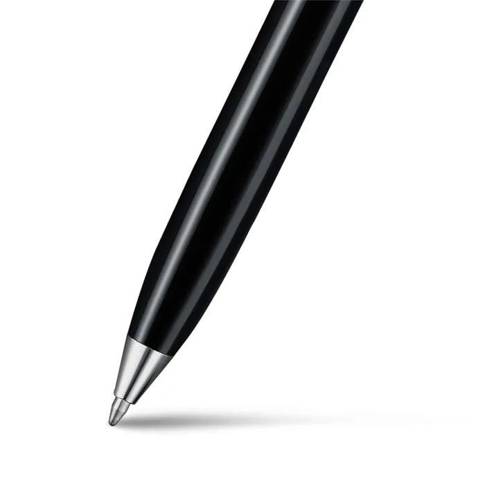 Sheaffer Balance III E892 Glossy Black Ballpoint Pen with Chrome-plated PVD Trims
