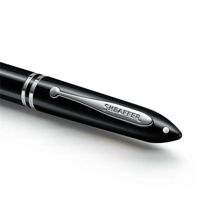 Sheaffer Balance III E892 Glossy Black Ballpoint Pen with Chrome-plated PVD Trims