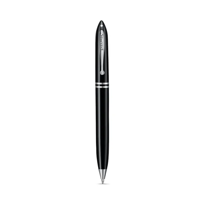 Sheaffer Balance III E892 Glossy Black Ballpoint Pen with Chrome-plated PVD Trims