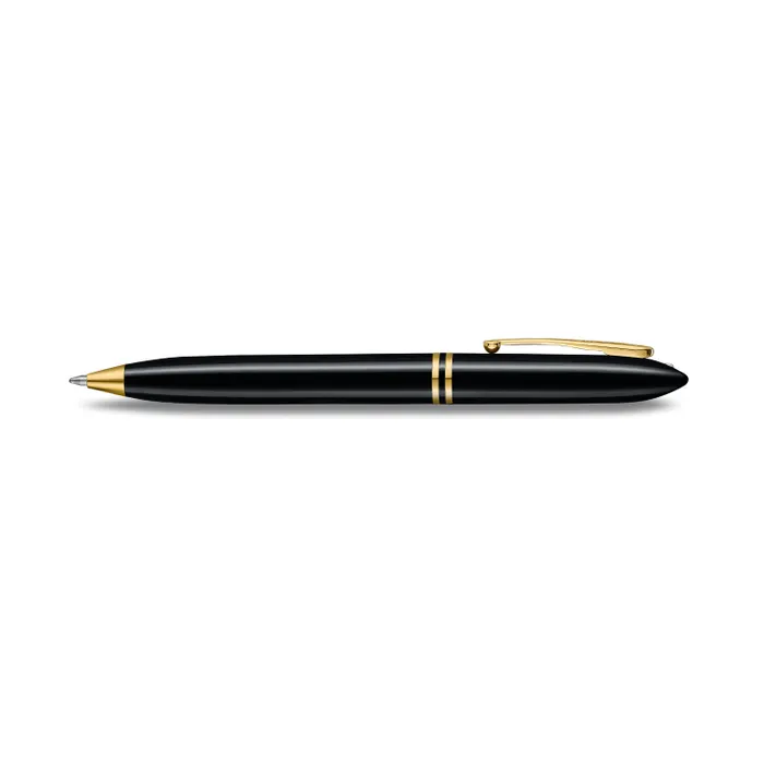 Sheaffer Balance III E893 Glossy Black Ballpoint Pen with Gold-plated PVD Trims