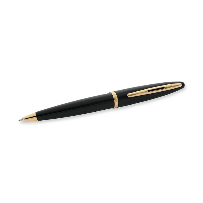 Waterman CarÃ¨ne Black Sea with Golden Trim Ballpoint Pen