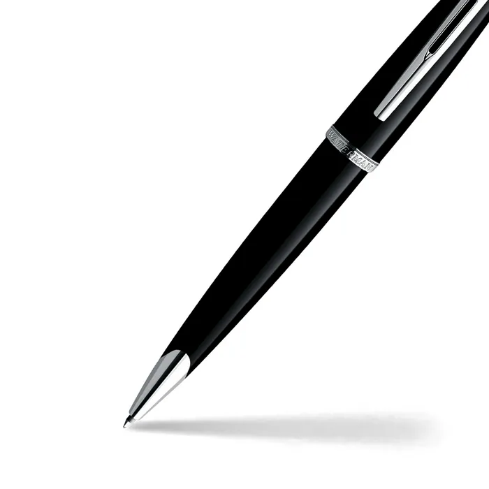 Waterman CarÃ¨ne Black Sea with Chrome Trim Ballpoint Pen