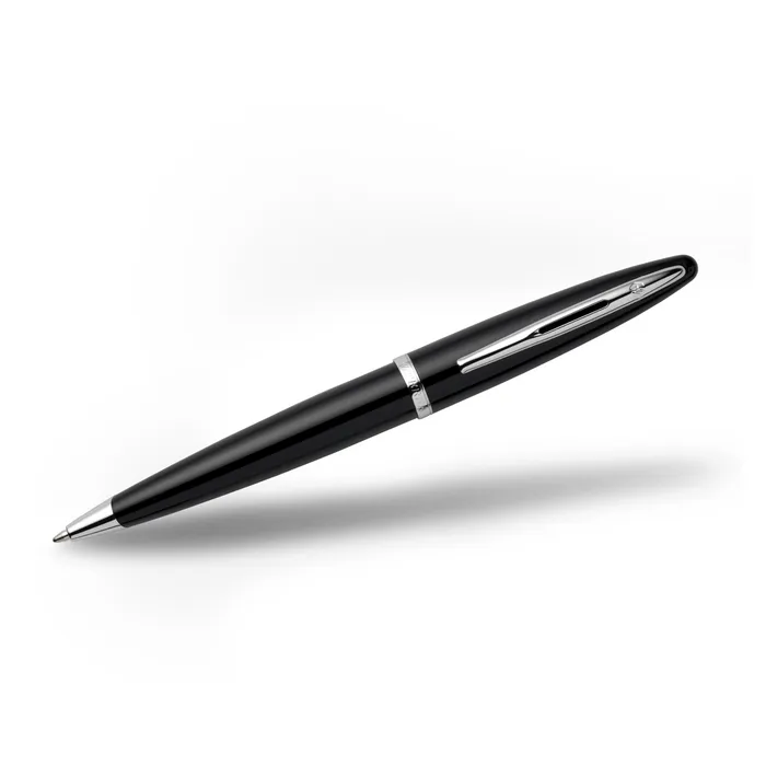 Waterman CarÃ¨ne Black Sea with Chrome Trim Ballpoint Pen