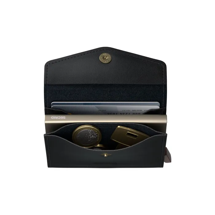 Secrid the Envelope Wallet Pebble Ballet Black