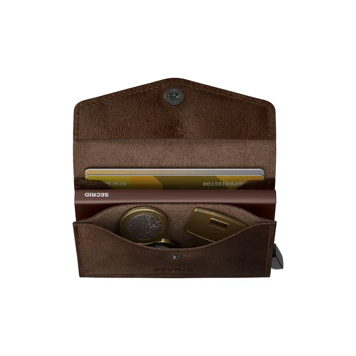 Secrid the Envelope Wallet Vintage Chocolate