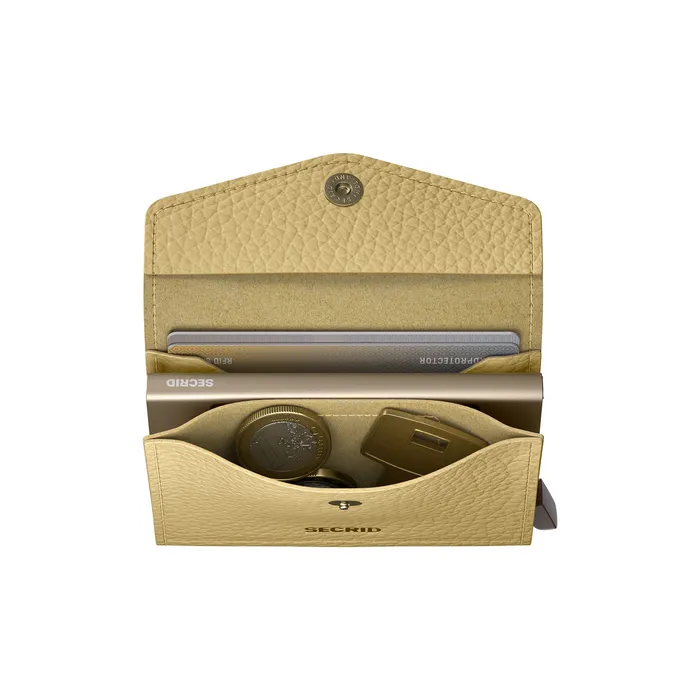 Secrid the Envelope Wallet Pebble Butter Yellow