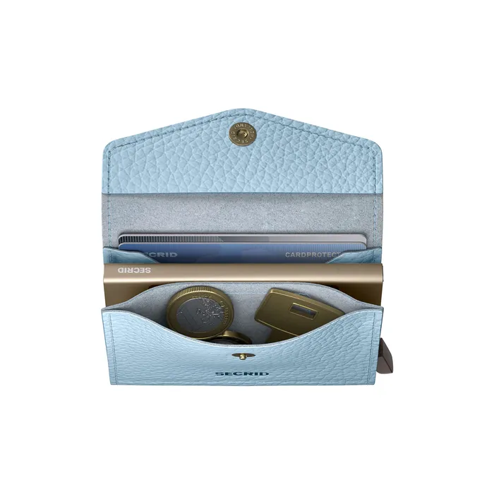 Secrid the Envelope Wallet Pebble Ice Blue