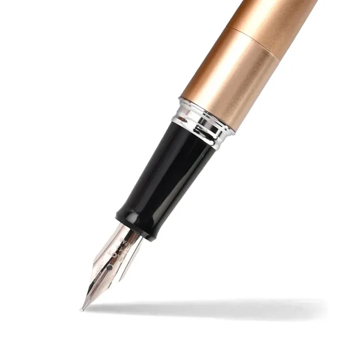 Pilot 2433 MR1 Gold Plain Fountain Pen-Medium