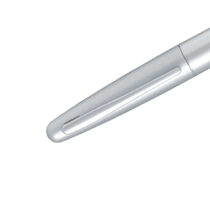 Pilot 2436 MR1 Silver Plain Fountain Pen-Medium