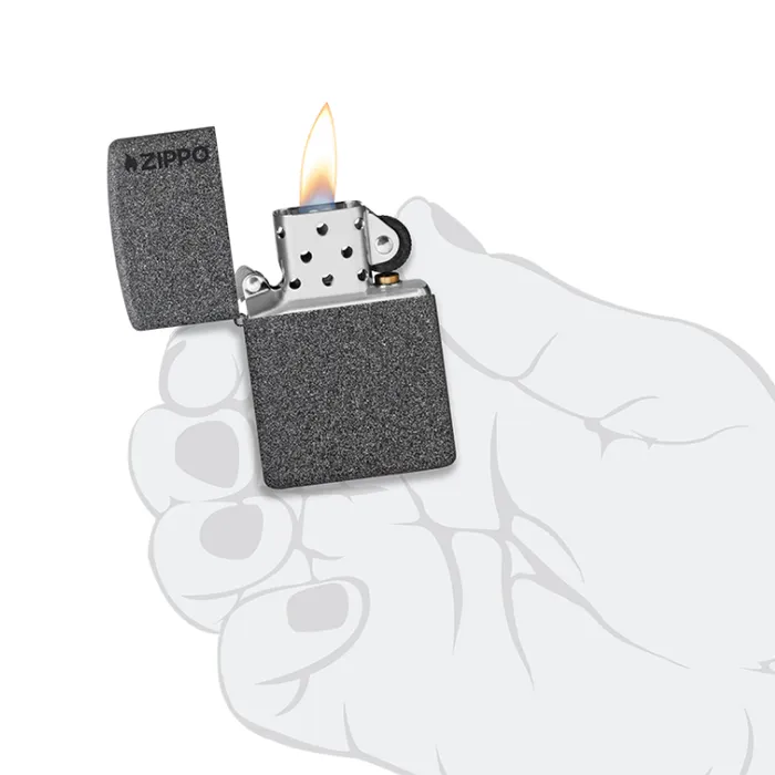 Zippo Lighter Classic Iron Stonetest