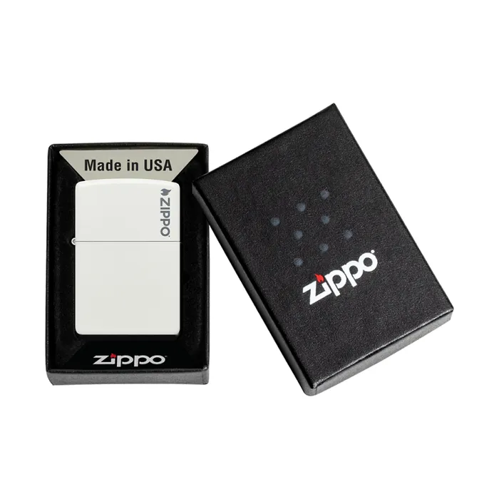 Zippo Lighter Classic White Mattetest