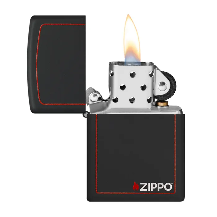 Zippo Lighter Classic Black And Redtest