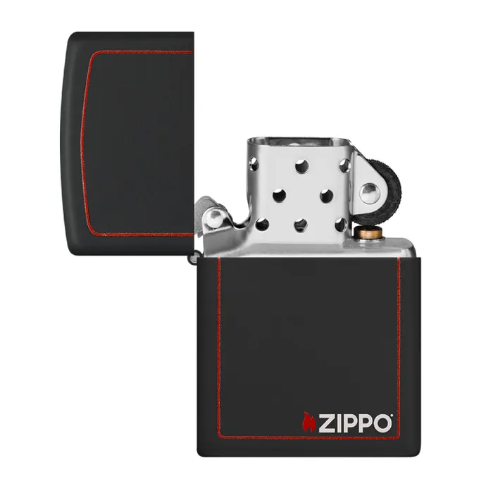 Zippo Lighter Classic Black And Redtest