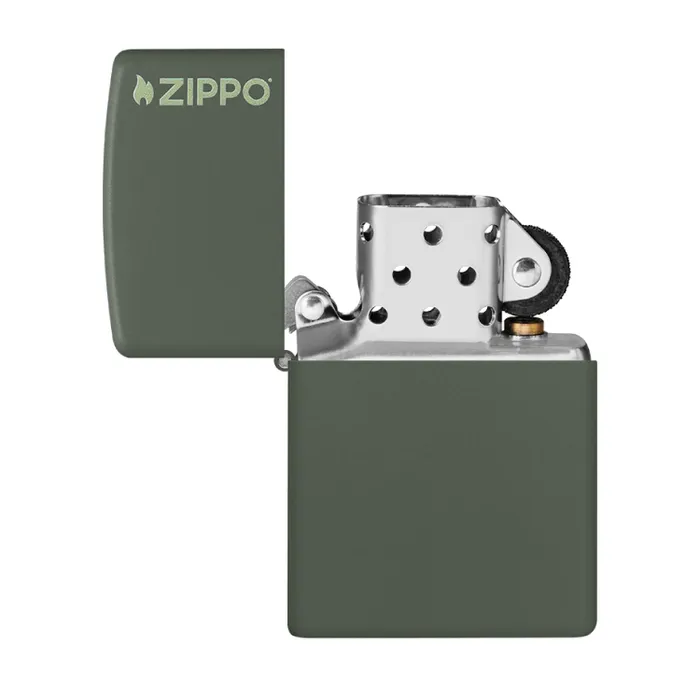 Zippo Lighter Classic Green Mattetest