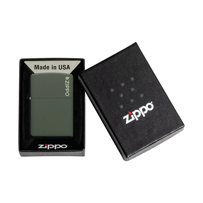 Zippo Lighter Classic Green Mattetest
