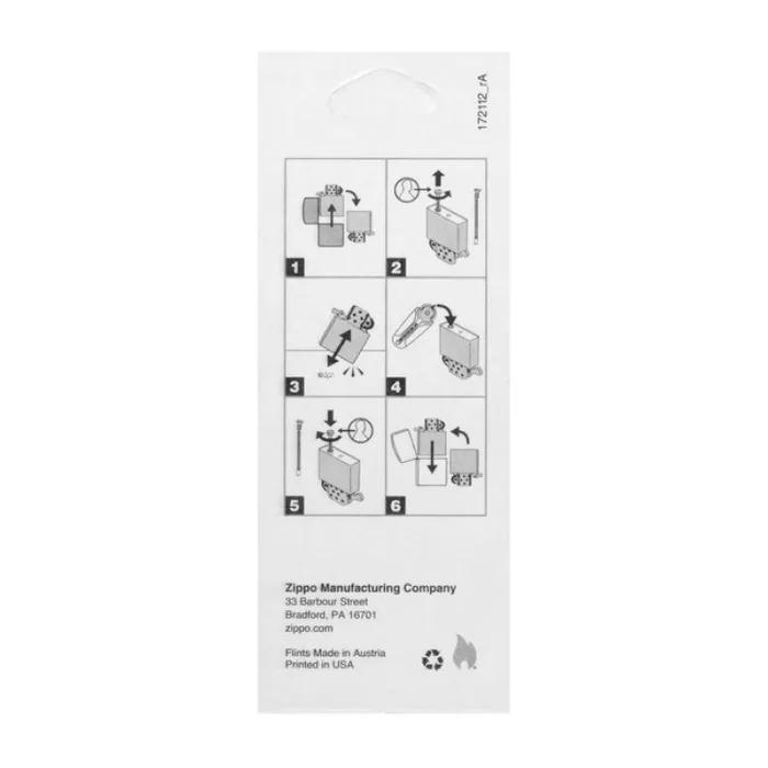 Zippo Lighter Flints Plastic Dispensertest