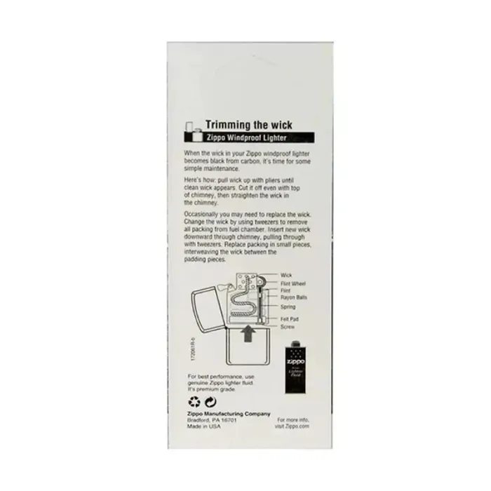 Zippo Lighter Replacement Wickstest