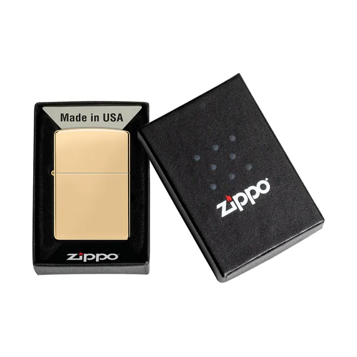 Zippo Lighter Classic High Polish Brass