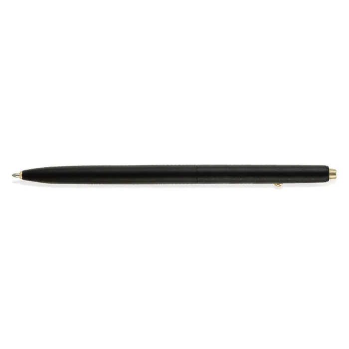 Shuttle Matte Black Gold Trims Ballpoint Pen