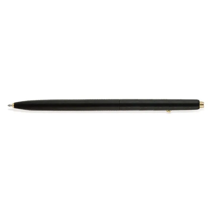 Shuttle Matte Black Gold Trims Ballpoint Pen