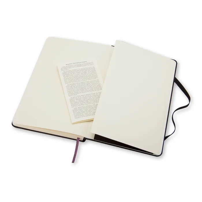 Moleskine Classic Pocket Size Hard Cover Notebook (Ruled) - Black