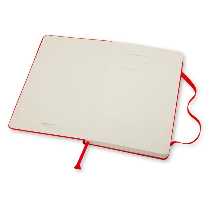 Moleskine Classic Pocket Size Hard Cover Notebook (Ruled) - Red