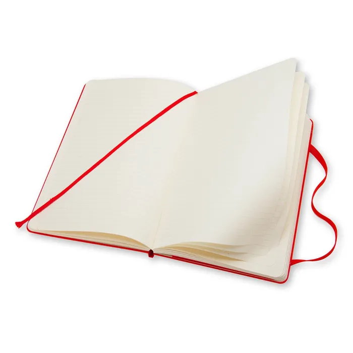 Moleskine Classic Pocket Size Hard Cover Notebook (Ruled) - Red