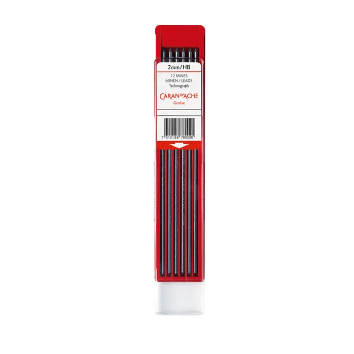 Caran d'Ache 2MM HB Lead For Fixpencil Black