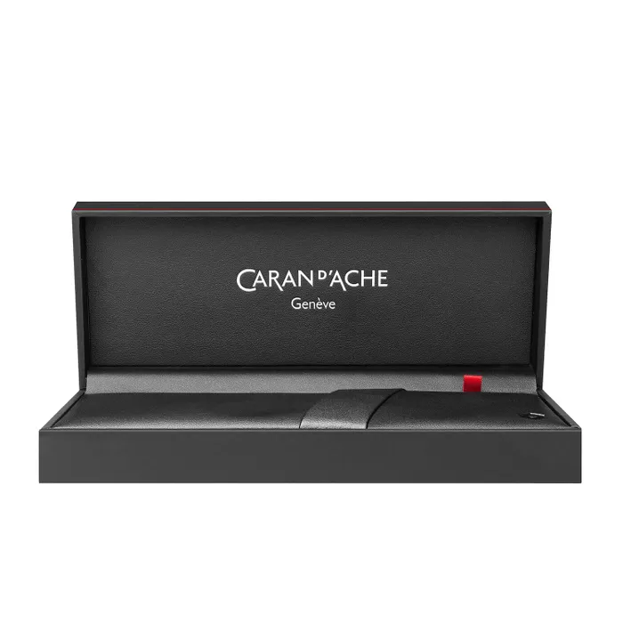 Caran d'Ache Ecridor Cubrik Silver-Plated Platinum-Coated Ballpoint Pen