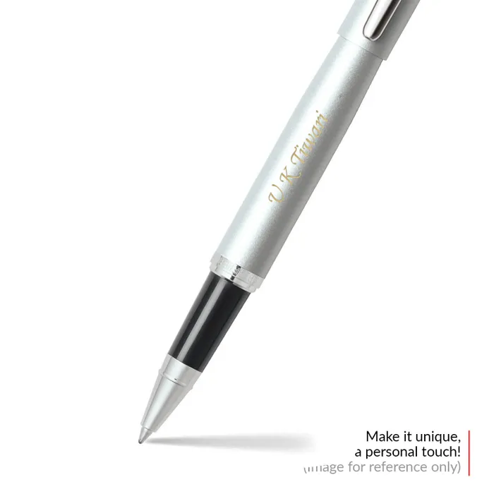 Sheaffer 9340 Gift 100 Rollerball Pen Bright Chrome with Gold Tone Trim