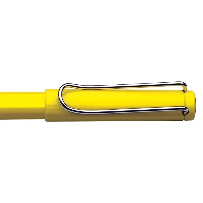 Lamy Safari A018 Fountain Pen Medium Yellow With Chrome Plated Clip