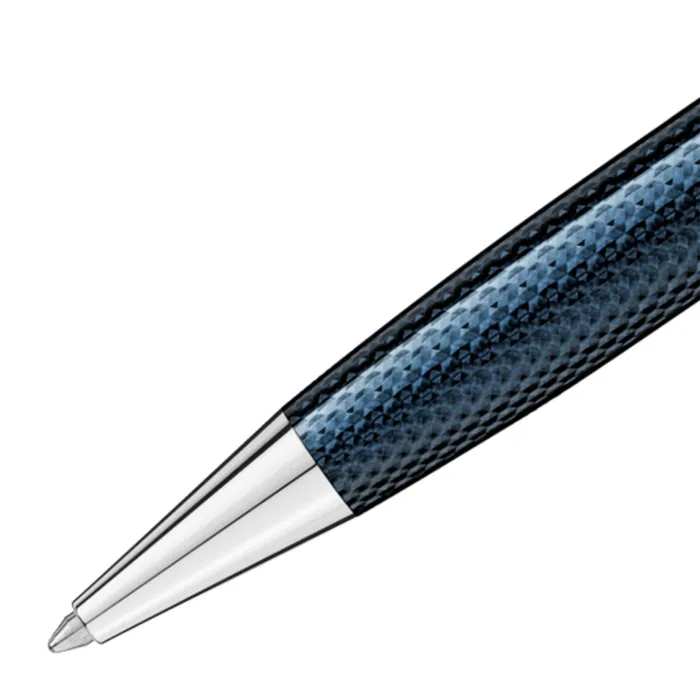 Montblanc 112895 MeisterstÃ¼ck Blue Hour Classique Ballpoint Pen Blue With Platinum Trims