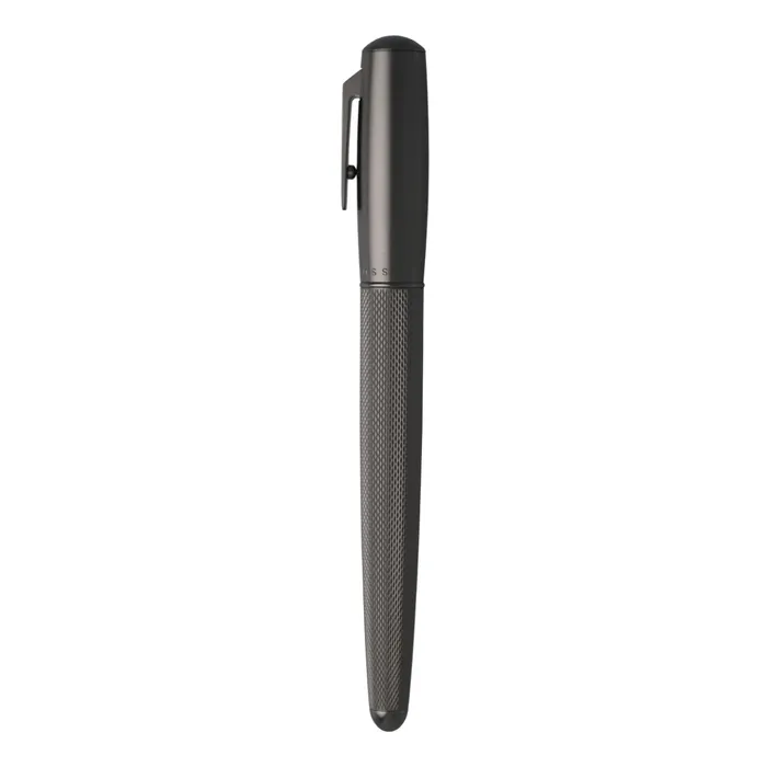 Hugo Boss Pure Fountain Pen (Medium) - Dark Chrome