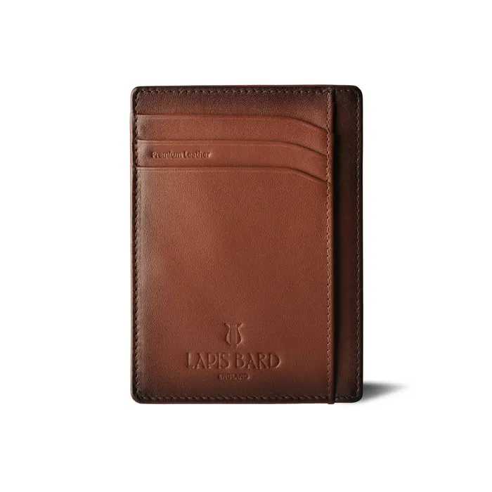 Lapis Bard Ducorium Credit Card Sleeve Cognac