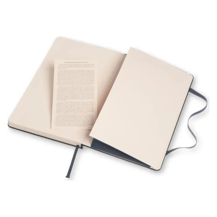 Moleskine Classic Large Hard Cover Notebook (Ruled) - Sapphire Blue