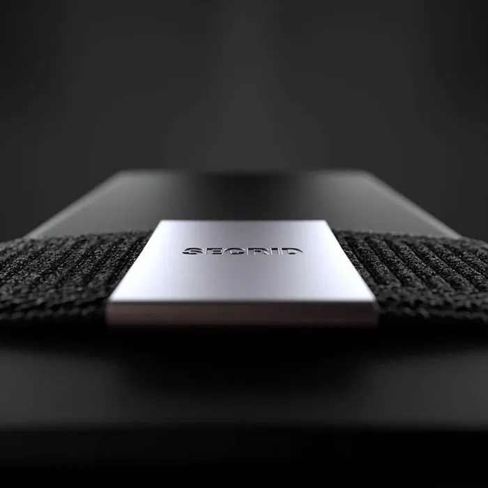 Secrid Cardslide with Elastic Moneyband Black