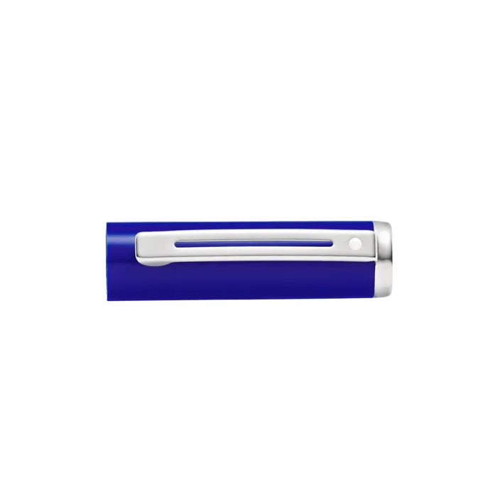 Sheaffer 9201 Pop Fountain Pen (Medium) Blue with Chrome-Plated Trim