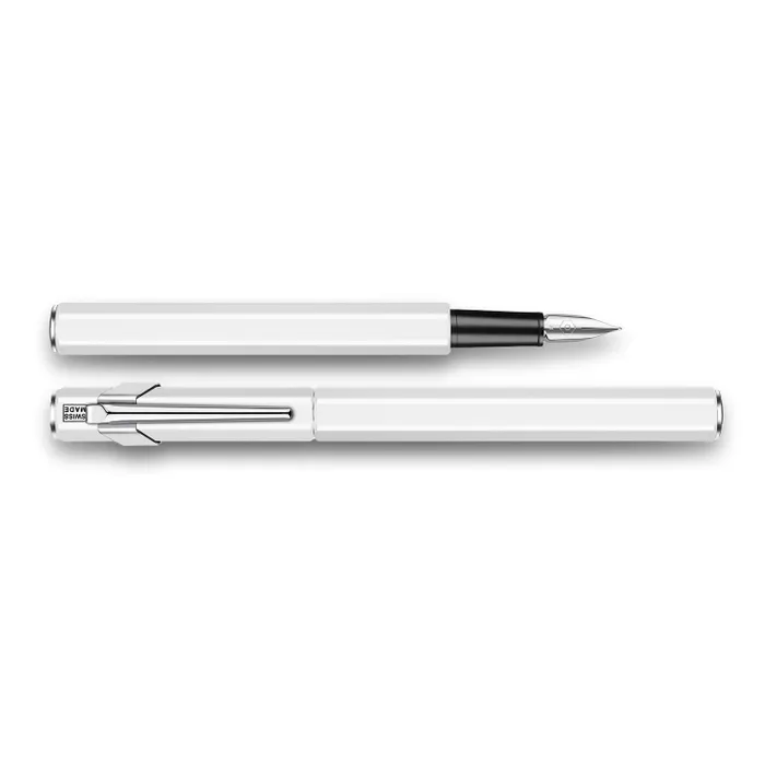 Caran d'Ache 849 Classic Fountain Pen (Medium) White