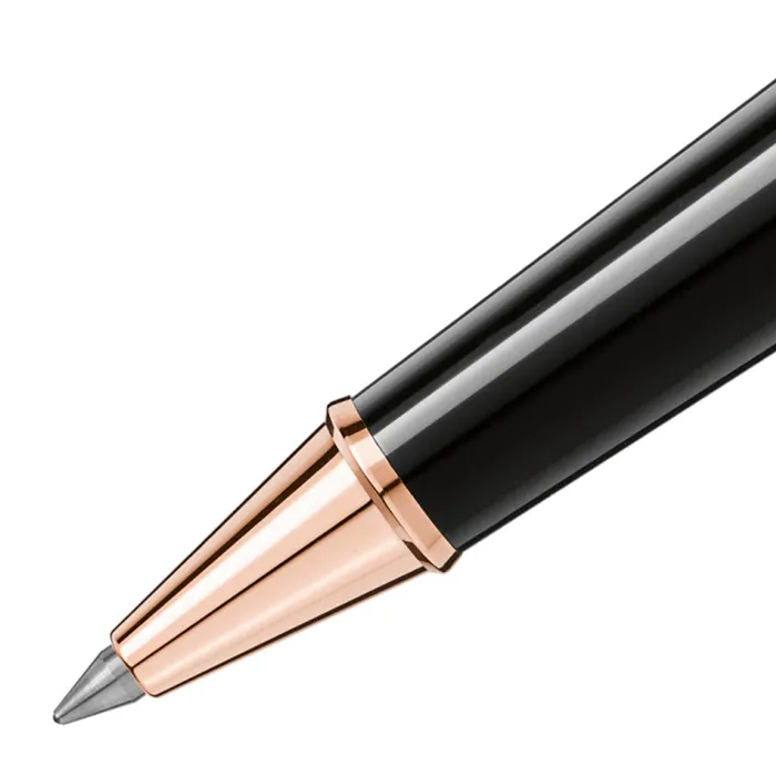 Montblanc MeisterstÃ¼ck Classique Rollerball Pen - Black With Red Gold Trims