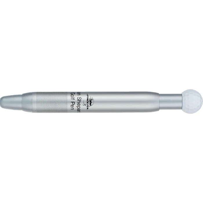 Fisher Space ALAN SHEPARD TELESCOPING Ballpoint Pen with mini golf ball Matte Aluminium