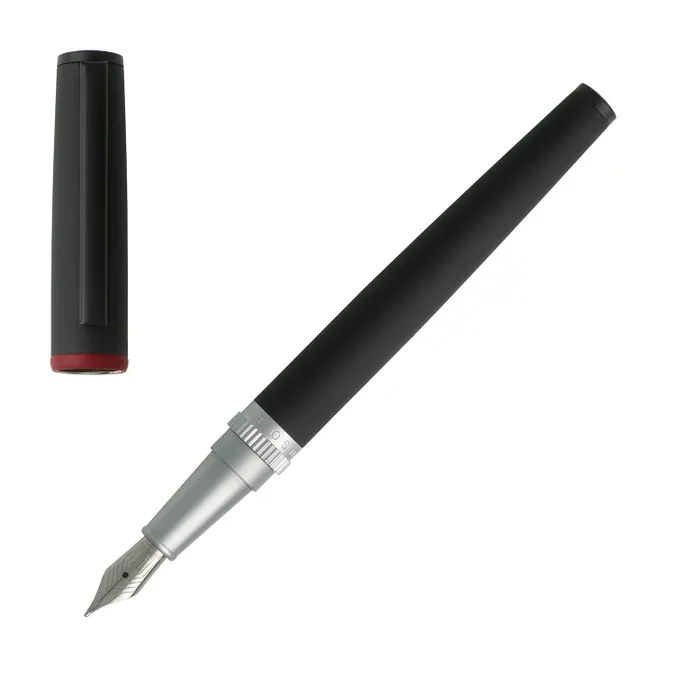 Hugo Boss Gear Fountain Pen - Black
