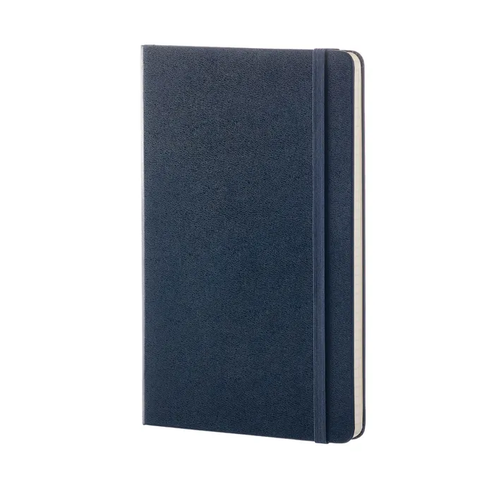 Moleskine Classic Notebook Plain Hard Cover Large Sapphire Blue