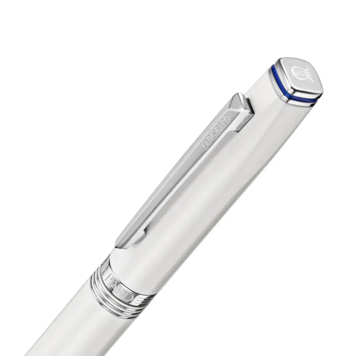 Lapis Bard Contemporary Ballpoint Pen - Pearl with Chrome Trim