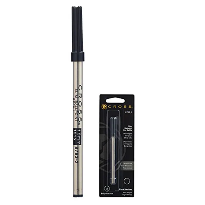 Cross 8783-2 Ballpoint Slim Medium Refill Pack of 1 Black