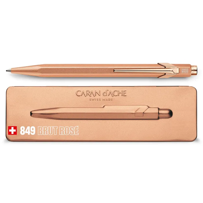 Caran d'Ache 849 Special Edition 'Brut Rose' Ballpoint Pen Brut Rose