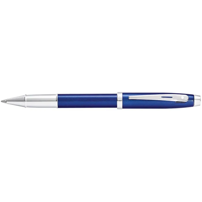 Sheaffer Gift 100 Rollerball Pen Glossy Blue with Chrome-Plated Trim